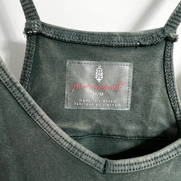 Free People Hot Shot Onesie | Green | Size M - Picture 3 of 6